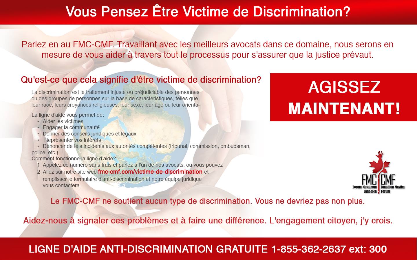 LIGNE D’AIDE ANTI-DISCRIMINATION