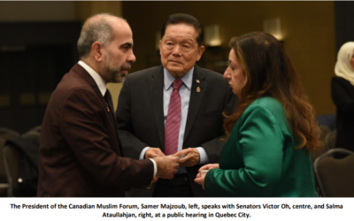 Senate Report: Combatting Hate: Islamophobia and its impact on Muslims in Canada & Mr. Majzoub’s presentation!